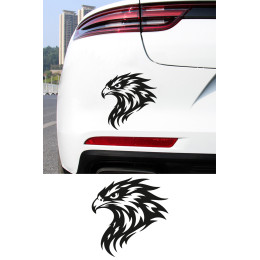 Kartal Oto Sticker - Kartal Figürlü Araç Sticker - Araba Motor Aksesuar 15x15cm
