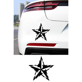 Cool Yıldız Oto Sticker - Şık Araç Sticker - Araba Motor Laptop Sticker 15x15cm