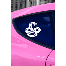 Yılan Oto Sticker – Cobra Araba Sticker - Araç Cam Kaput Sticker 15x14cm