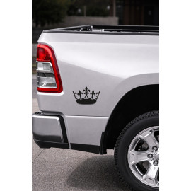 Taç Oto Sticker – Crown Araba Sticker - Motor Etiket Çıkartma 15x10cm
