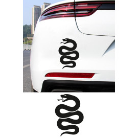 Kobra Yılan Sticker Araç Cam Sticker Oto Aksesuar - Motor Araba Sticker 10x15cm