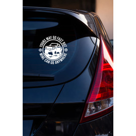 Off Road Oto Sticker 4x4 Araç Sticker - Arazi Aracı Sticker 15x14cm