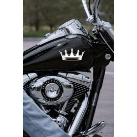 Kral Tacı Oto Sticker - Kraliyet Tacı Araç Sticker - Motor Sticker 15x8cm