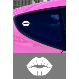 Öpücük Sticker - Dudak Sticker - Araba Motor Plaka Sticker 4,5x3cm