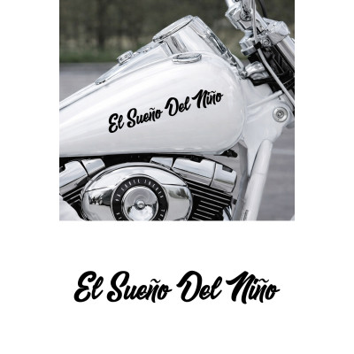 Bir Çocuğun Rüyası - El Sueno Del Nino Sticker - Motor, Araba, Kask Sticker 15x2cm
