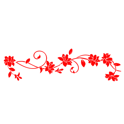 Kişiye Çiçekçilere Özel Asma Gül Sticker Yapıştırma