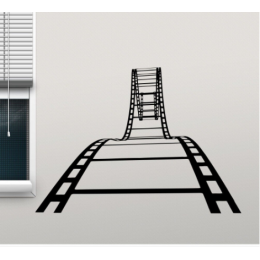 Film Şeridi Ev Sineması  Stickerı  115x50cm