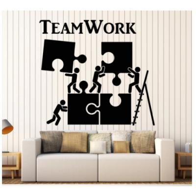 Team Work Duvar Sticker