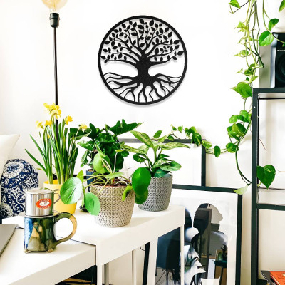 Hayat Ağacı (Tree of Life) Metal Duvar Dekoru