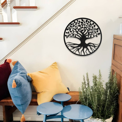 Hayat Ağacı (Tree of Life) Metal Duvar Dekoru