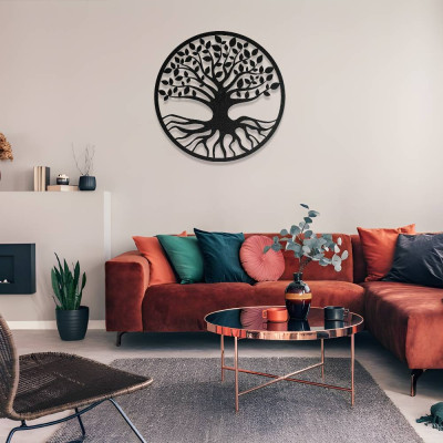 Hayat Ağacı (Tree of Life) Metal Duvar Dekoru