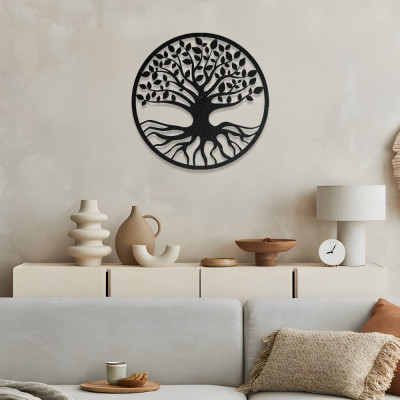 Hayat Ağacı (Tree of Life) Metal Duvar Dekoru