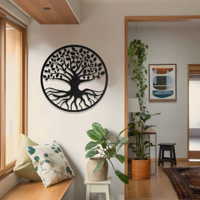 Hayat Ağacı (Tree of Life) Metal Duvar Dekoru