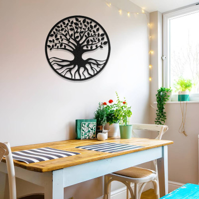 Hayat Ağacı (Tree of Life) Metal Duvar Dekoru