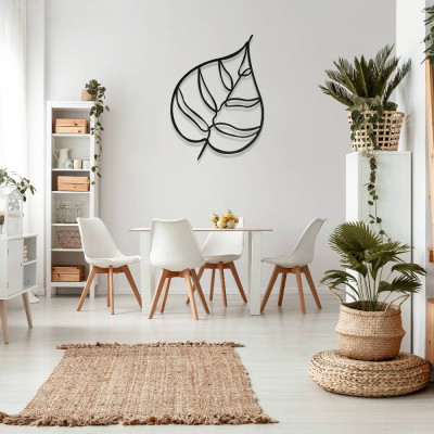 Monstera Yaprağı Metal Duvar Dekoru
