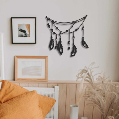 Rüya Kapanı Duvar Oda Ev Aksesuarı Metal Tablo 