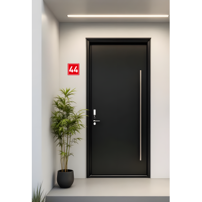 Kişiye Özel Kapı Numarası - Kapı Numarası Tabelası - Kapı Numarası Levhası 