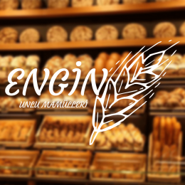 Fırın Ve Pastanelere Özel Engin Unlu Mamüller Sticker Yapıştırma