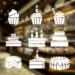 Fırın Ve Pastanelere Özel Pasta Türleri  Sticker Yapıştırma