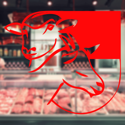 Kasap Ve Steak Houselara Özel Oğlak Ve Koyun Sticker Yapıştırma