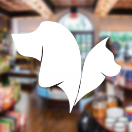 Petshop Ve Veterinerlere Özel Kedi Ve Köpek Sırt Sırta Sticker Yapıştırma