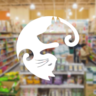 Petshop Ve Veterinerlere Özel Yin Yang Kedi Ve Köpek Sticker Yapıştırma