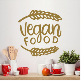 Vegan Food  Duvar Stickerı