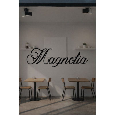 Kişiye Özel Kafe İsmi Cam Sticker – İşletme Logo Yazısı – Vitrin Cam Yazı Sticker