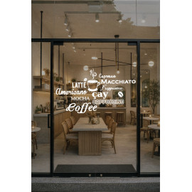 Kafe & Restoran Cam Vitrin Sticker – Kahve Yazıları (Latte, Espresso, Cappuccino) Dekor Seti Kafe & Restoran Cam Vitrin Sticker – Kahve Yazıları (Latte, Espresso, Cappuccino) Dekor Seti