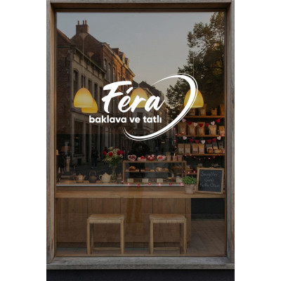 Kişiye Özel Kafe Cam Vitrin Sticker – İsimli Pastane & Tatlı Yazısı (Logo Tarzı Tasarım) Kişiye Özel Kafe Cam Vitrin Sticker – İsimli Pastane & Tatlı Yazısı (Logo Tarzı Tasarım)