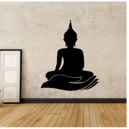 Spor Salonlarına Özel Yoga Meditasyon Yazısı Cam Vitrin Sticker Yapıştırma