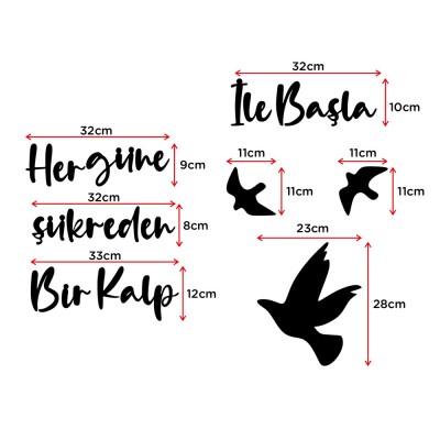 Her Güne Şükreden Bir Kalp ile Başla Lazer Kesim Duvar Oda Ev Aksesuarı Ahşap Tablo 