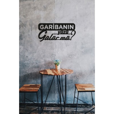 Garibanın Yüzü Gülür Mü Ahşap Tablo Duvar Oda Ev Aksesuarı