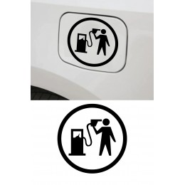 13 X 13 Cm Benzin Deposu Sticker Araba Yakıt Deposu Araba Oto Sticker