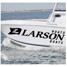 Kişiye ve Tekneye Özel  Larson Yazısı İsim Sticker 