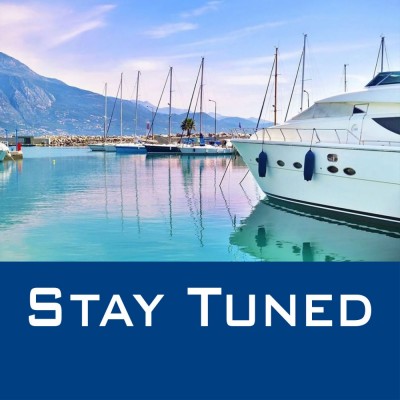 Kişiye Ve Tekneye Boatlara Özel /Stay Tuned / İsim Tekne Stickerı