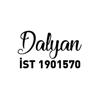 Tekneye Özel  Dalyan Yazısı ve Tekne Plakası Sticker Yapıştırma 