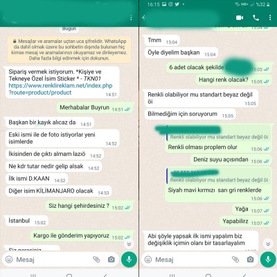 Kişiye Ve Tekneye Boatlara Özel / D.Kahan / İsim Tekne Stickerı