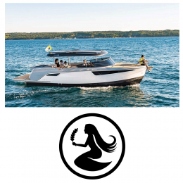 Kişiye Tekneye Yatlara Özel Başak Burcu Logo Yazısı Sticker Yapıştırma 