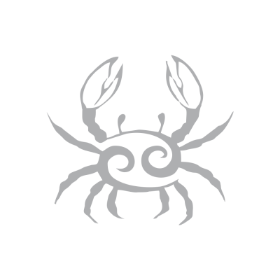 Kişiye Tekneye Yatlara Özel Yengeç Burcu Logo Yazısı Sticker Yapıştırma 