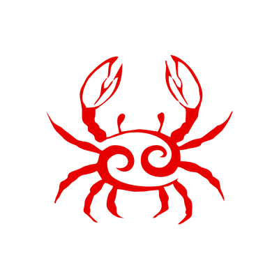 Kişiye Tekneye Yatlara Özel Yengeç Burcu Logo Yazısı Sticker Yapıştırma 