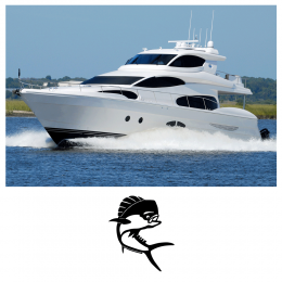 Kişiye Tekneye Yatlara Özel yunus dolphin  Logo Yazısı Sticker Yapıştırma 