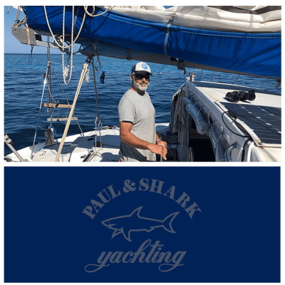 Kişiye Tekneye Özel Paul And Shark Yachting Logosu Yazısı ve Sticker Yapıştırma 