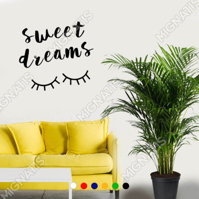 El Yazısı ile Yazılmış Sweet Dreams Yazısı Sticker 60x35cm
