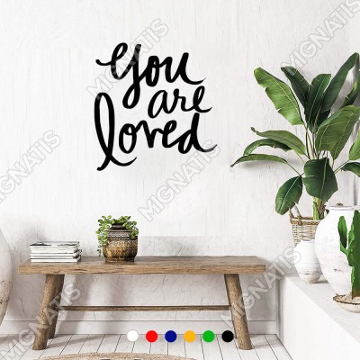 El Yazısı ile Yazılmış You Are Loved Yazısı Sticker 60x57cm El Yazısı ile Yazılmış You Are Loved Yazısı Sticker 60x57cm