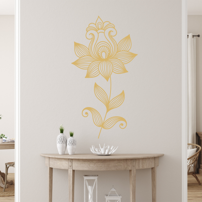 Lotus Duvar Stickerı