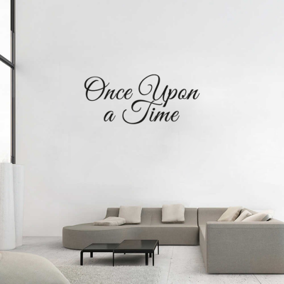 One Upon A Time Duvar Aksesuarı Duvar Stickerı 60x25cm