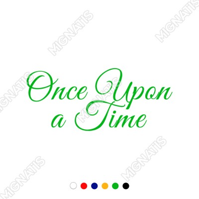 One Upon A Time Duvar Aksesuarı Duvar Stickerı 60x25cm