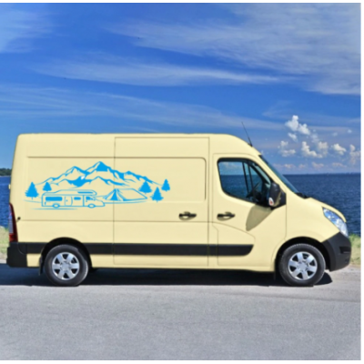Araba sticker vinil grafik çıkartmaları karavan sticker
