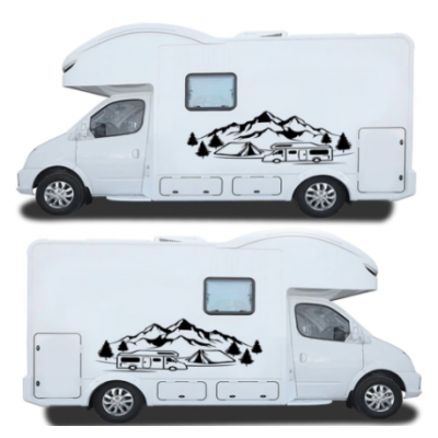 Araba sticker vinil grafik çıkartmaları karavan sticker